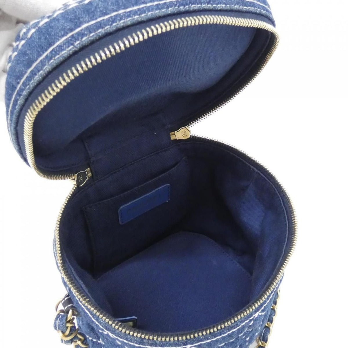 Chanel Bag Denim Blue — view 5