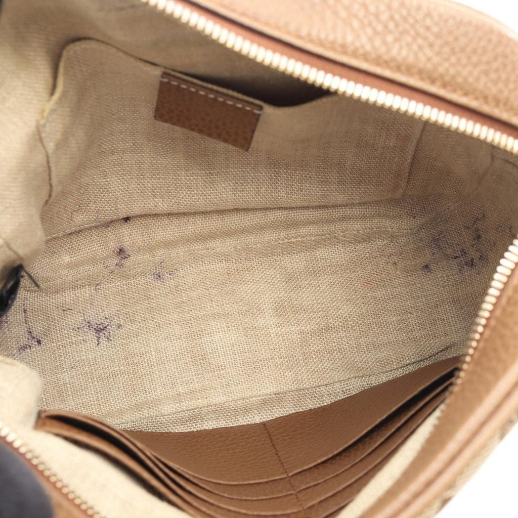 Gucci Shoulder Bag Bree GG Canvas Beige Brown — view 5
