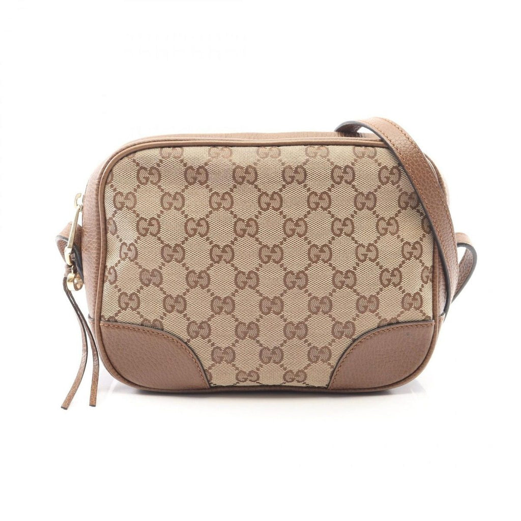 Gucci Shoulder Bag Bree GG Canvas Beige Brown