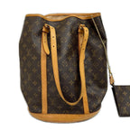 Louis Vuitton Tote Monogram Bucket 27 Solid Brown — view 2