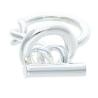 Hermes Croisette Silver Ring 53 12 — view 2