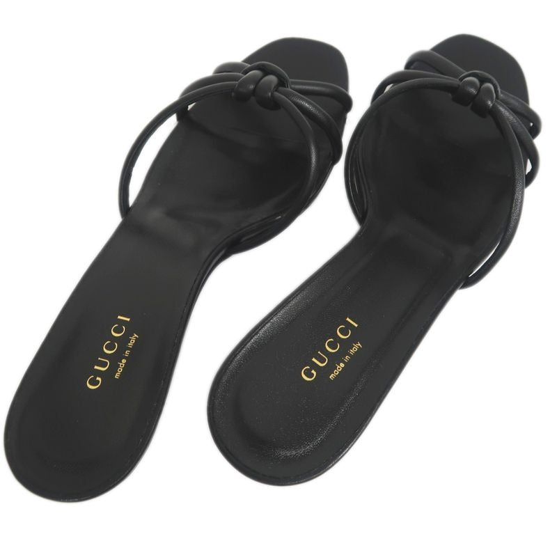 Gucci Sandals Bamboo-37 1 2 Black Shoes Apparel — view 6