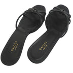 Gucci Sandals Bamboo-37 1 2 Black Shoes Apparel — view 6