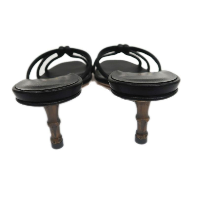 Gucci Sandals Bamboo-37 1 2 Black Shoes Apparel — view 7