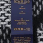 Louis Vuitton Mono Check Scarf Black White — view 3