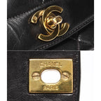 Chanel Chain Shoulder Bag Diana Flap Lambskin Gold Crossbody 25 Quilted — view 7