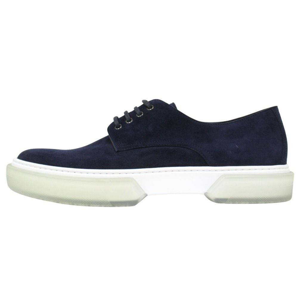 Hermes Eveil Sneakers Shoes Suede Leather 40 Navy