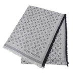 Louis Vuitton Shawl Cotton Monogram Essential Gray