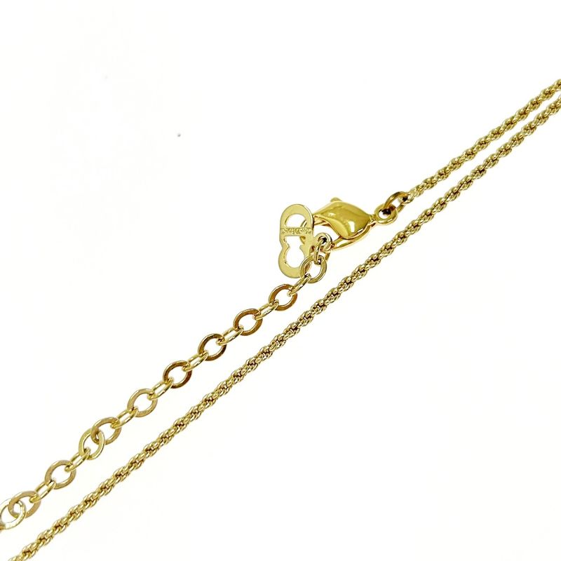 Christian Dior GP Emblem Necklace Gold — view 6