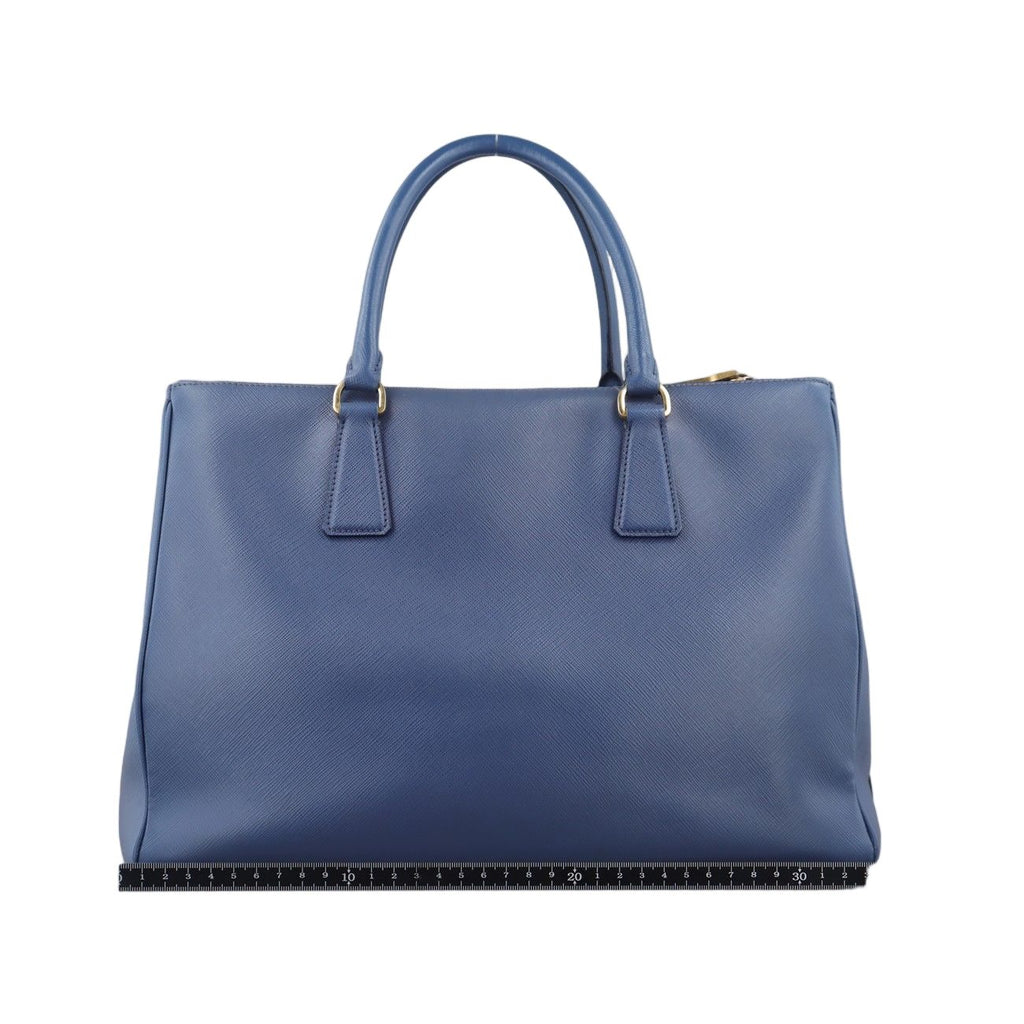 Prada Galleria Blue Saffiano Leather 14 Handbag — view 2