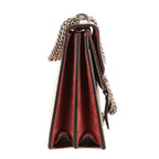 Gucci Blooms Dionysus Beige Burgundy Supreme Canvas Shoulder Bag — view 4
