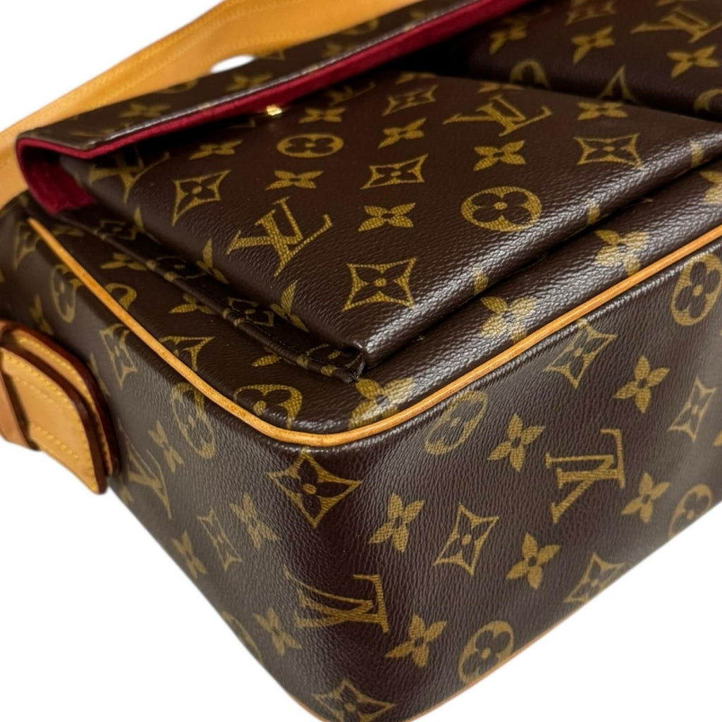 Louis Vuitton Viva-Cite GM Monogram Shoulder Bag Canvas Brown Viva Cite — view 8