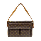 Louis Vuitton Viva-Cite GM Monogram Shoulder Bag Canvas Brown Viva Cite