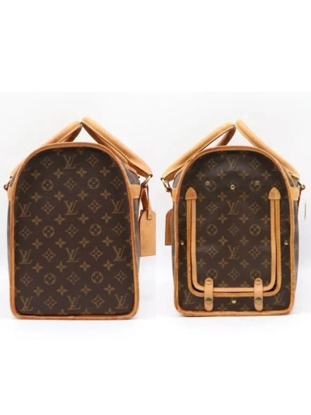 Louis Vuitton Sac Chien 40 Dog Carrier Monogram Pet Travel Bag Purse