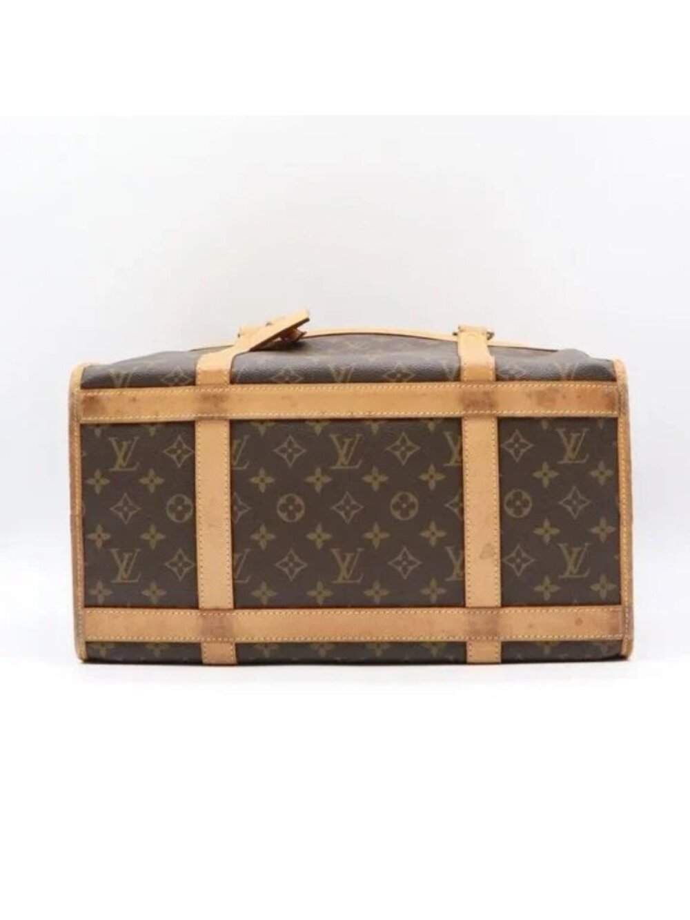 Louis Vuitton Sac Chien 40 Dog Carrier Monogram Pet Travel Bag Purse