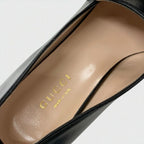 Gucci Double G Loafers Leather Shoes Black Gold GG Marmont — view 7