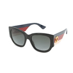 Gucci Sunglasses Interlocking Acetate Black Multicolor