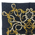 Hermes Scarf Silk Carre 90 L'instruction du Roy Imperial Studies Black — view 2