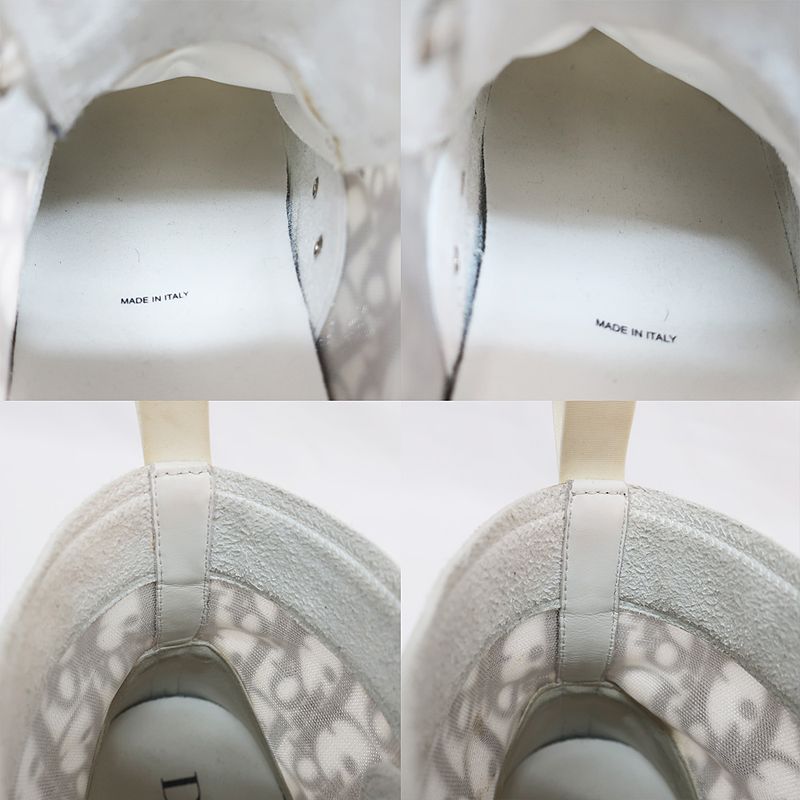 Dior Sneakers High Cut Oblique White Size 43 — view 6