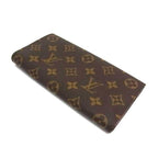 Louis Vuitton Long Wallet Monogram Pochette Porte Monet Cles Di Brown — view 3