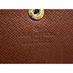 Louis Vuitton Long Wallet Monogram Pochette Porte Monet Cles Di Brown — view 7
