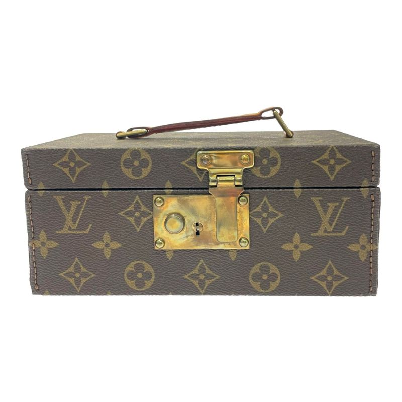 Louis Vuitton Monogram Boiteau Jewelry Case Brown Bag — view 2