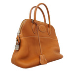 Hermes Handbag Bolide 31 Taurillon Clemence Gold Silver 2-Way — view 2