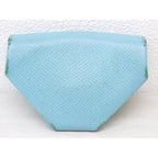 Hermes Levain Quatre Coin Purse Light Blue 8C — view 2