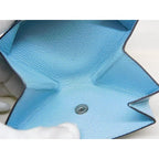 Hermes Levain Quatre Coin Purse Light Blue 8C — view 5
