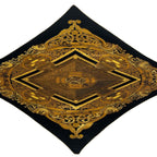 Hermes Scarf Pleats Silk Animaux Solaires Animals of the Sun Black — view 4