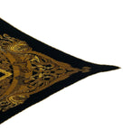 Hermes Scarf Pleats Silk Animaux Solaires Animals of the Sun Black — view 5