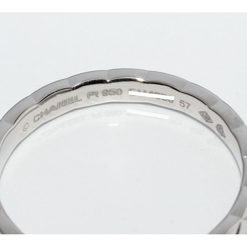 Chanel Pt950 Coco Crush Wedding Ring Width 28 mm — view 4
