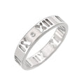 Tiffany & Co Atlas Ring Diamond 18k WG White Gold 750