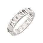 Tiffany & Co Atlas Ring Diamond 18k WG White Gold 750