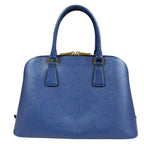 Prada Promenade Saffiano Shoulder Bag Leather Navy — view 3
