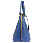 Prada Promenade Saffiano Shoulder Bag Leather Navy — view 4