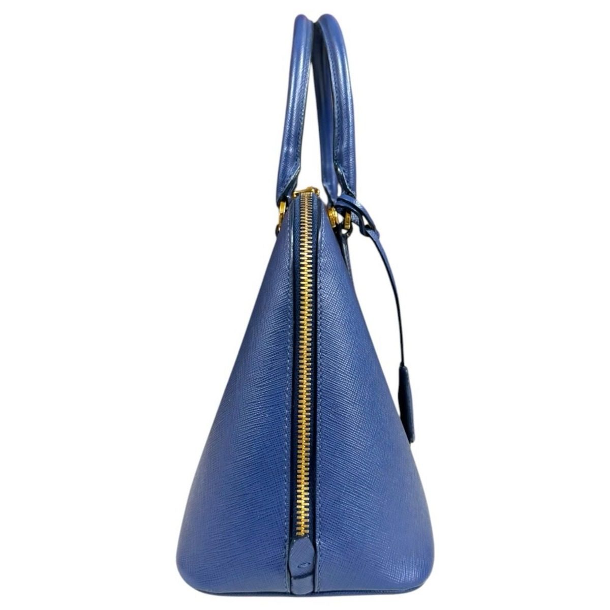 Prada Promenade Saffiano Shoulder Bag Leather Navy — view 4