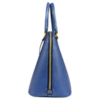 Prada Promenade Saffiano Shoulder Bag Leather Navy — view 5