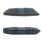 Bottega Veneta Clutch Bag Black Intrecciato Leather — view 5