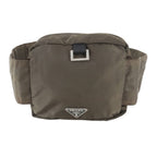 Prada Tessuto Nylon Triangle Logo Waist Bag Body Pouch Shoulder — view 2