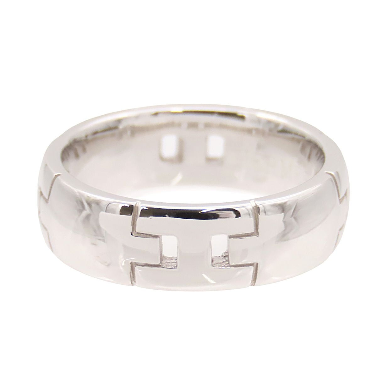 Hermes Hercules Ring Petit Model White Gold 18k — view 2