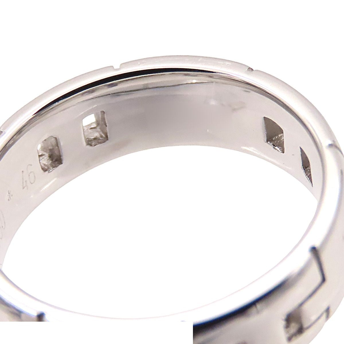 Hermes Hercules Ring Petit Model White Gold 18k — view 6