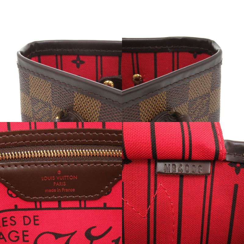 Louis Vuitton Neverfull PM Damier Tote Bag 0207 — view 9