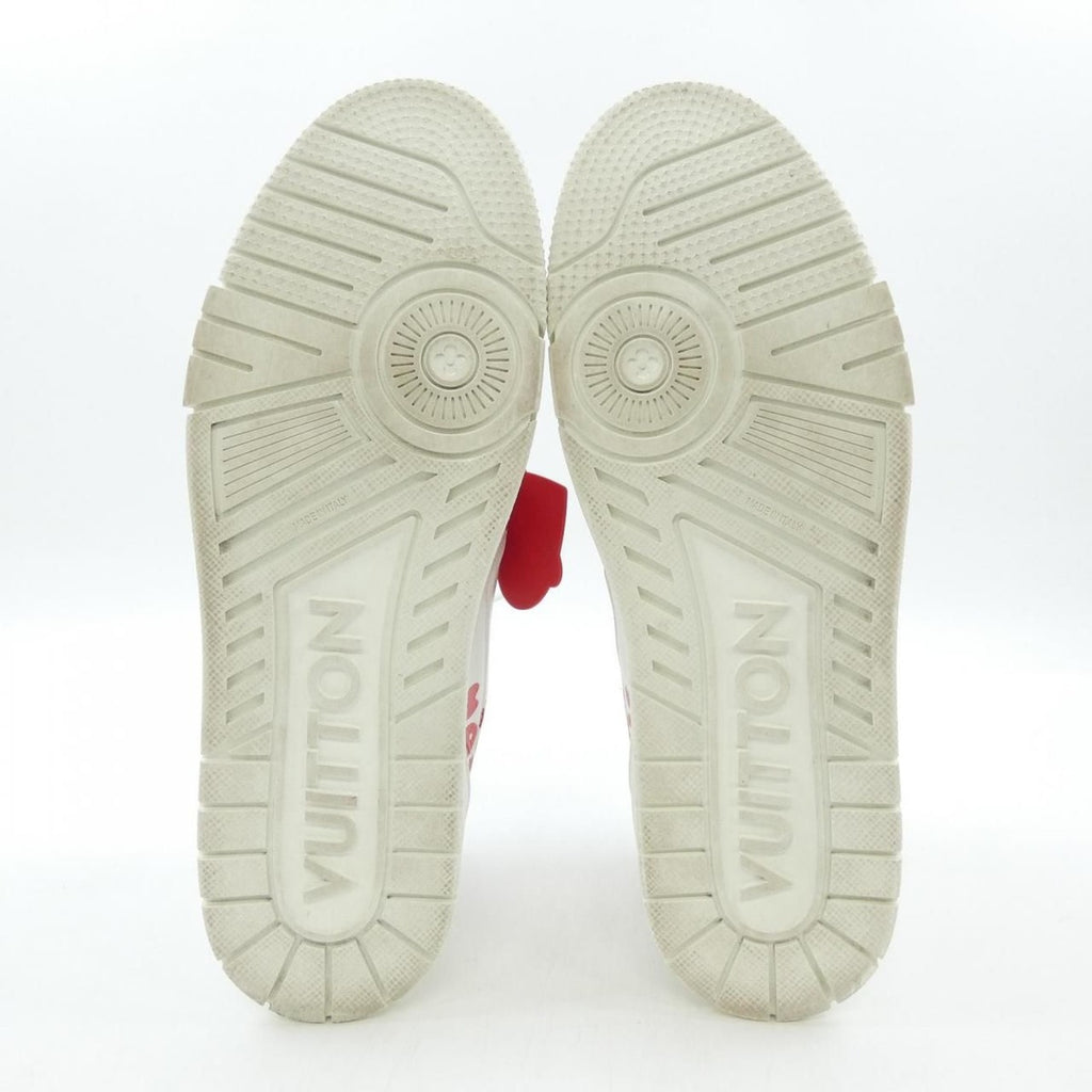 Louis Vuitton LV Trainer Sneaker White Red — view 4
