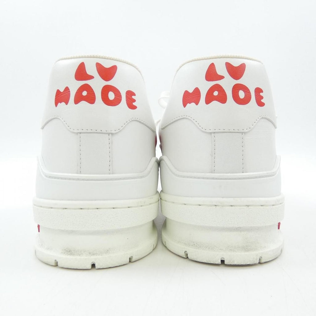 Louis Vuitton LV Trainer Sneaker White Red — view 5