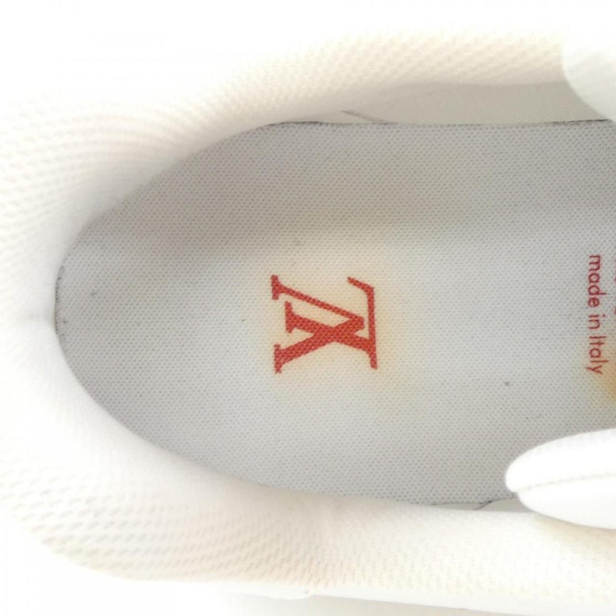 Louis Vuitton LV Trainer Sneaker White Red — view 6