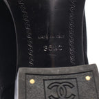 Chanel Boots CC Logo Long Fabric Shoes Suede — view 6