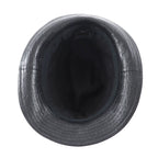 Gucci Guccissima Logo GG Pattern Leather Hat Bucket Black — view 4