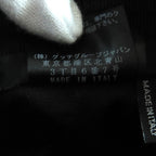 Gucci Guccissima Logo GG Pattern Leather Hat Bucket Black — view 8