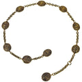 Chanel CC Logo Chain Belt Hose Horseback Gold Plated